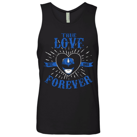 T-Shirts Black / Small True Love Forever Blue Men's Premium Tank Top