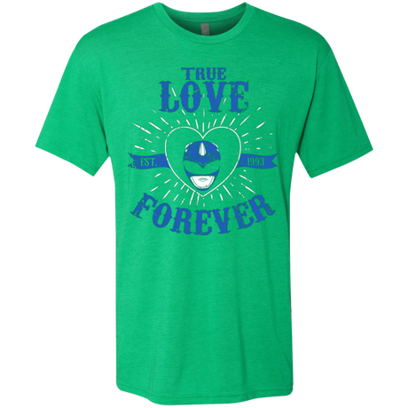 T-Shirts Envy / Small True Love Forever Blue Men's Triblend T-Shirt