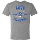 T-Shirts Premium Heather / Small True Love Forever Blue Men's Triblend T-Shirt