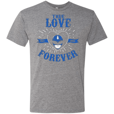T-Shirts Premium Heather / Small True Love Forever Blue Men's Triblend T-Shirt