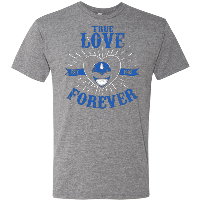 T-Shirts Premium Heather / Small True Love Forever Blue Men's Triblend T-Shirt