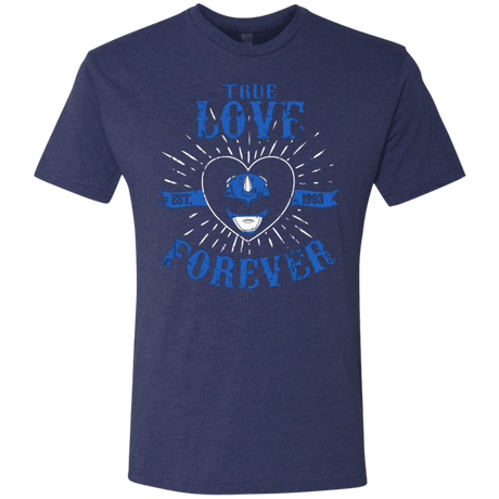 T-Shirts Vintage Navy / Small True Love Forever Blue Men's Triblend T-Shirt
