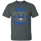 T-Shirts Dark Heather / Small True Love Forever Blue T-Shirt