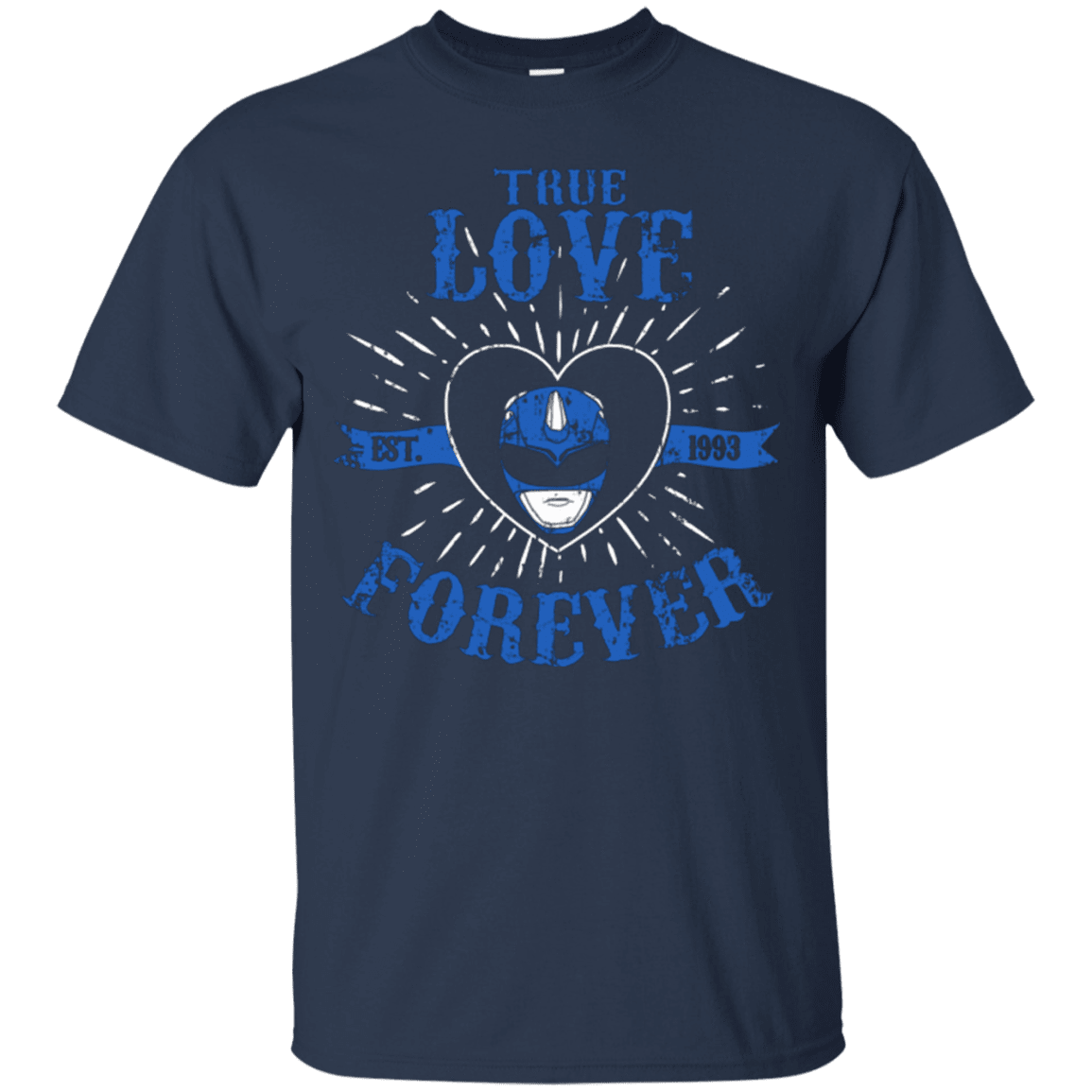 T-Shirts Navy / Small True Love Forever Blue T-Shirt