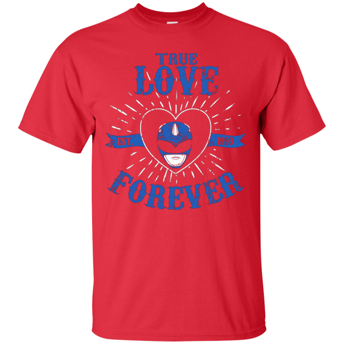T-Shirts Red / Small True Love Forever Blue T-Shirt