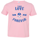 T-Shirts Pink / 2T True Love Forever Blue Toddler Premium T-Shirt