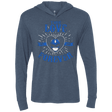 T-Shirts Indigo / X-Small True Love Forever Blue Triblend Long Sleeve Hoodie Tee