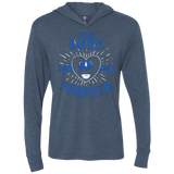 T-Shirts Indigo / X-Small True Love Forever Blue Triblend Long Sleeve Hoodie Tee