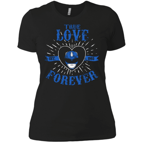 T-Shirts Black / X-Small True Love Forever Blue Women's Premium T-Shirt