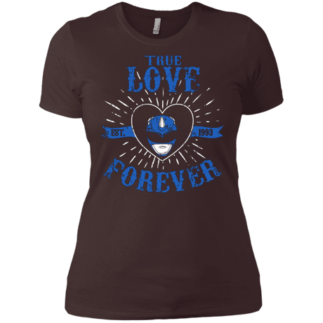 T-Shirts Dark Chocolate / X-Small True Love Forever Blue Women's Premium T-Shirt