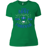 T-Shirts Kelly Green / X-Small True Love Forever Blue Women's Premium T-Shirt
