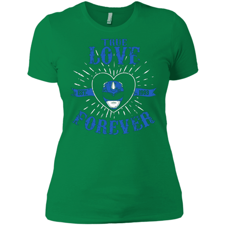 T-Shirts Kelly Green / X-Small True Love Forever Blue Women's Premium T-Shirt
