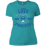 T-Shirts Tahiti Blue / X-Small True Love Forever Blue Women's Premium T-Shirt