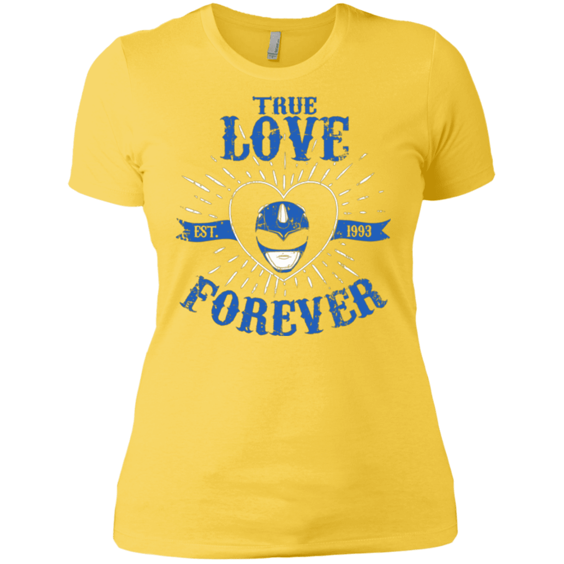 T-Shirts Vibrant Yellow / X-Small True Love Forever Blue Women's Premium T-Shirt