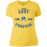 T-Shirts Vibrant Yellow / X-Small True Love Forever Blue Women's Premium T-Shirt
