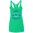 T-Shirts Envy / X-Small True Love Forever Blue Women's Triblend Racerback Tank