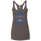 T-Shirts Macchiato / X-Small True Love Forever Blue Women's Triblend Racerback Tank