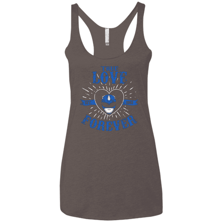 T-Shirts Macchiato / X-Small True Love Forever Blue Women's Triblend Racerback Tank