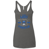 T-Shirts Premium Heather / X-Small True Love Forever Blue Women's Triblend Racerback Tank