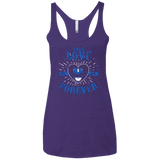 T-Shirts Purple / X-Small True Love Forever Blue Women's Triblend Racerback Tank