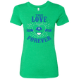 T-Shirts Envy / Small True Love Forever Blue Women's Triblend T-Shirt