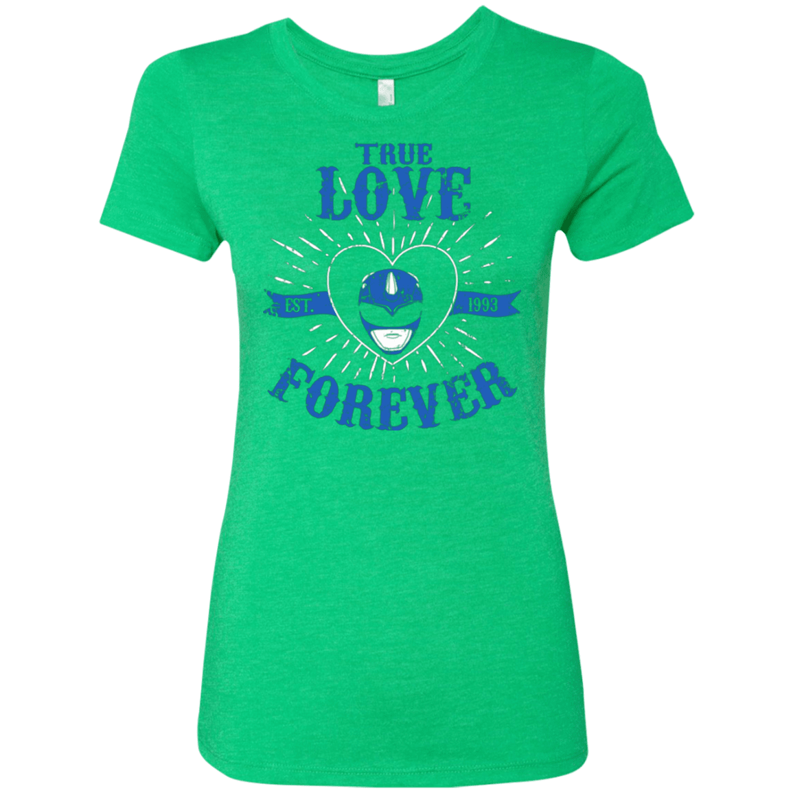 T-Shirts Envy / Small True Love Forever Blue Women's Triblend T-Shirt