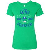 T-Shirts Envy / Small True Love Forever Blue Women's Triblend T-Shirt