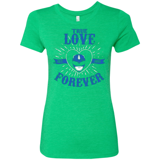 T-Shirts Envy / Small True Love Forever Blue Women's Triblend T-Shirt