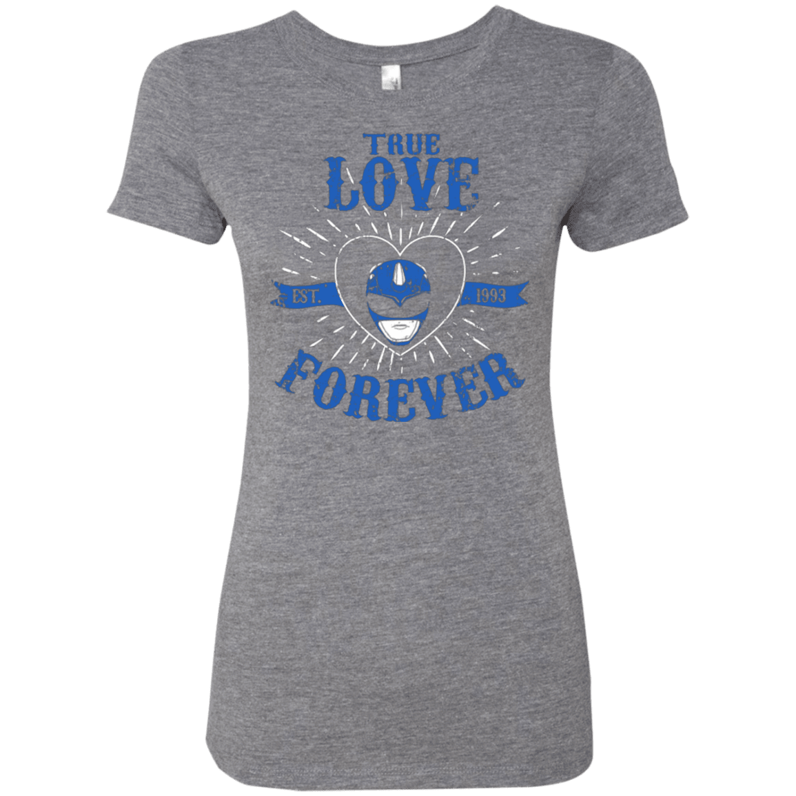 T-Shirts Premium Heather / Small True Love Forever Blue Women's Triblend T-Shirt