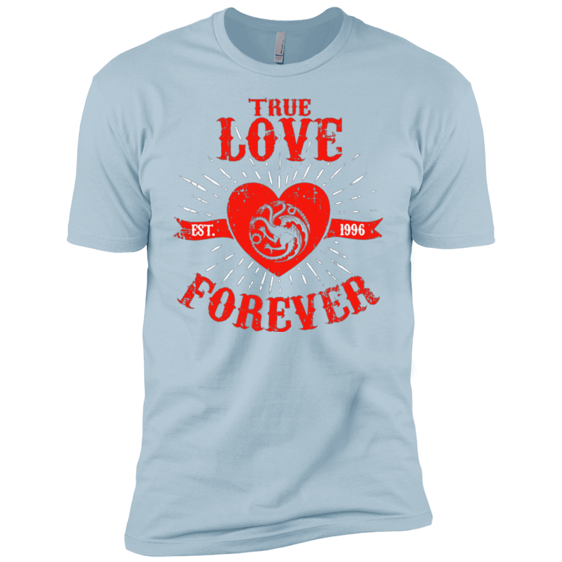 T-Shirts Light Blue / YXS True Love Forever Dragon Boys Premium T-Shirt