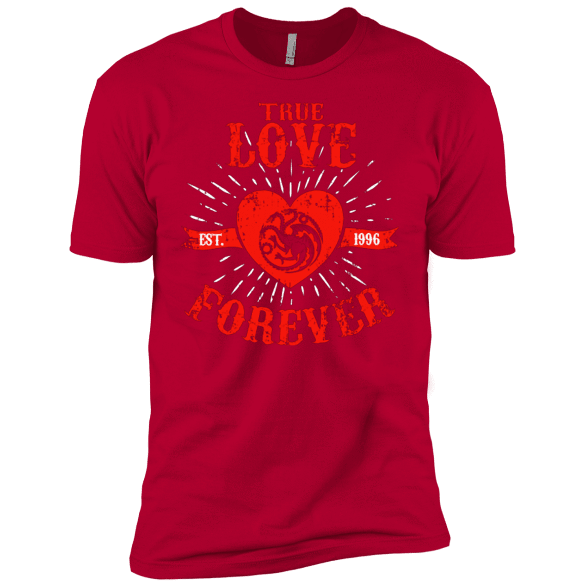 T-Shirts Red / YXS True Love Forever Dragon Boys Premium T-Shirt