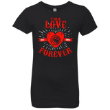 T-Shirts Black / YXS True Love Forever Dragon Girls Premium T-Shirt