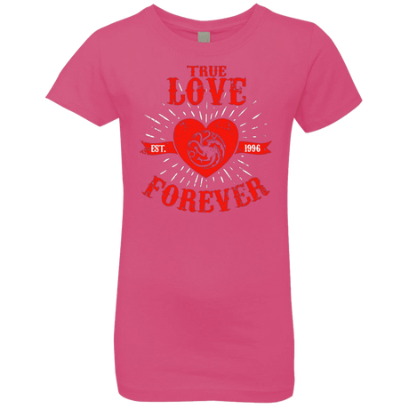 T-Shirts Hot Pink / YXS True Love Forever Dragon Girls Premium T-Shirt