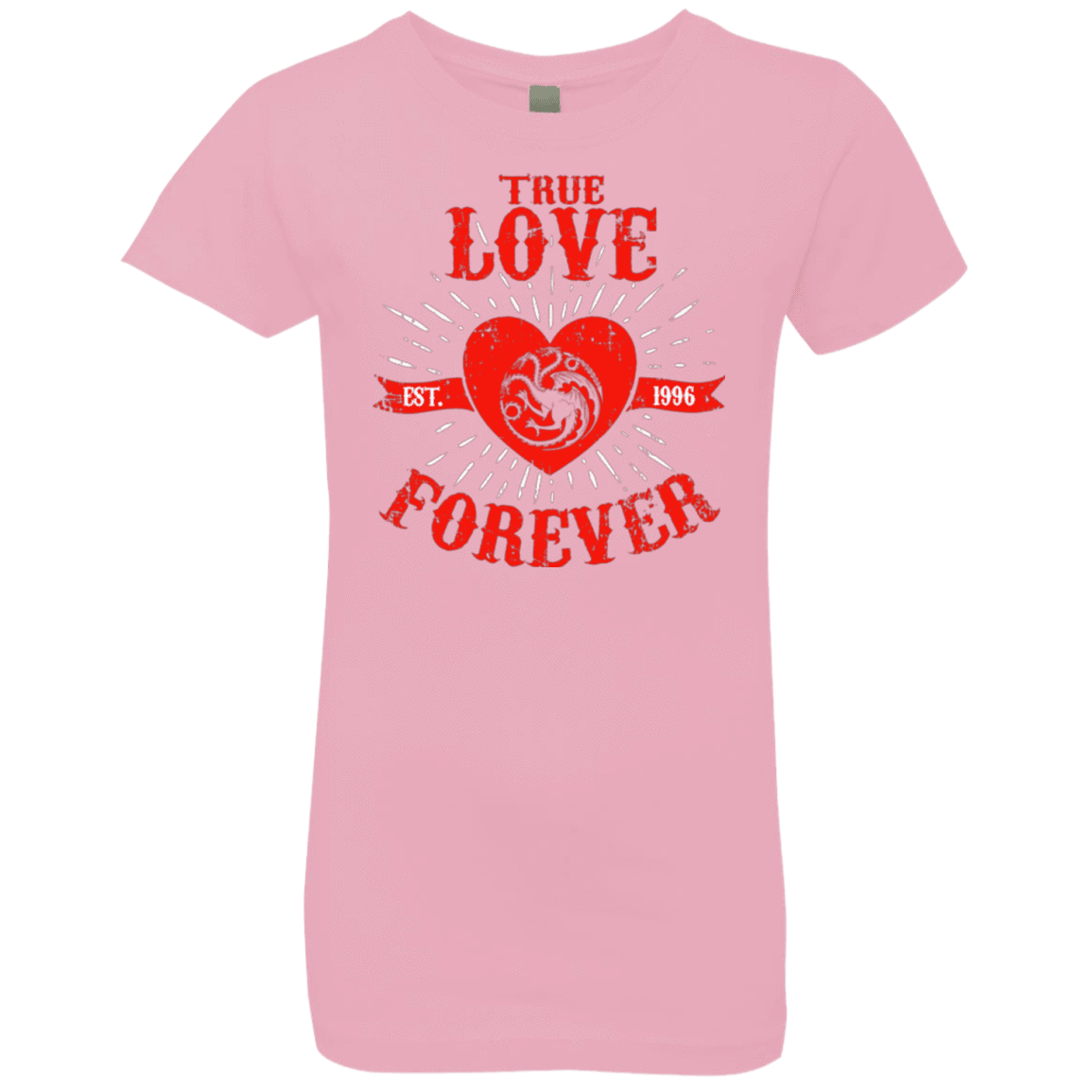 T-Shirts Light Pink / YXS True Love Forever Dragon Girls Premium T-Shirt