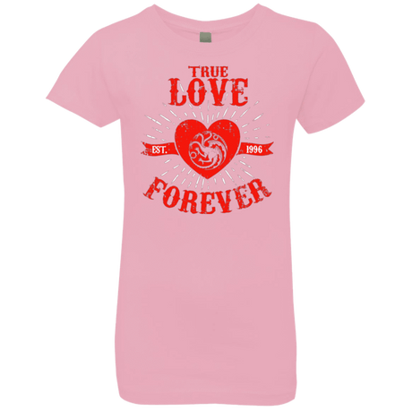 T-Shirts Light Pink / YXS True Love Forever Dragon Girls Premium T-Shirt