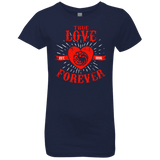 T-Shirts Midnight Navy / YXS True Love Forever Dragon Girls Premium T-Shirt