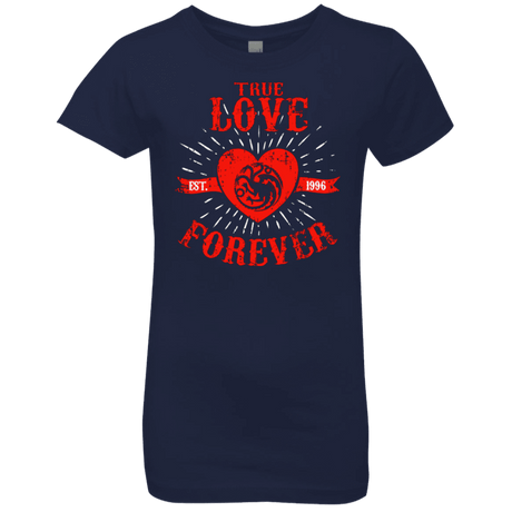 T-Shirts Midnight Navy / YXS True Love Forever Dragon Girls Premium T-Shirt