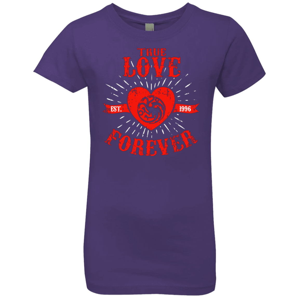 T-Shirts Purple Rush / YXS True Love Forever Dragon Girls Premium T-Shirt