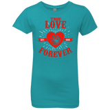 T-Shirts Tahiti Blue / YXS True Love Forever Dragon Girls Premium T-Shirt
