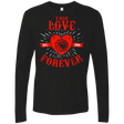 T-Shirts Black / Small True Love Forever Dragon Men's Premium Long Sleeve