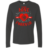 T-Shirts Heavy Metal / Small True Love Forever Dragon Men's Premium Long Sleeve