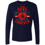 T-Shirts Midnight Navy / Small True Love Forever Dragon Men's Premium Long Sleeve