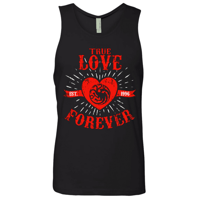 T-Shirts Black / Small True Love Forever Dragon Men's Premium Tank Top