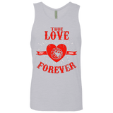 T-Shirts Heather Grey / Small True Love Forever Dragon Men's Premium Tank Top