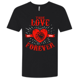 T-Shirts Black / X-Small True Love Forever Dragon Men's Premium V-Neck