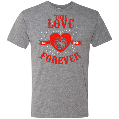 T-Shirts Premium Heather / Small True Love Forever Dragon Men's Triblend T-Shirt