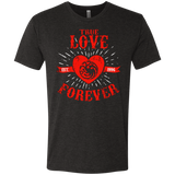 T-Shirts Vintage Black / Small True Love Forever Dragon Men's Triblend T-Shirt