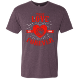 T-Shirts Vintage Purple / Small True Love Forever Dragon Men's Triblend T-Shirt