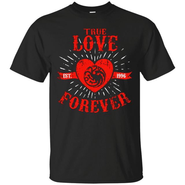 T-Shirts Black / Small True Love Forever Dragon T-Shirt