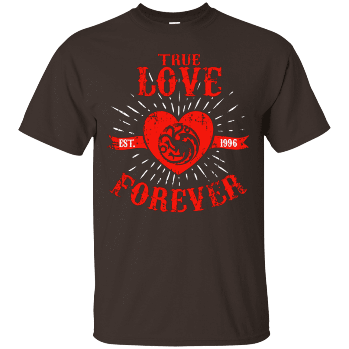 T-Shirts Dark Chocolate / Small True Love Forever Dragon T-Shirt